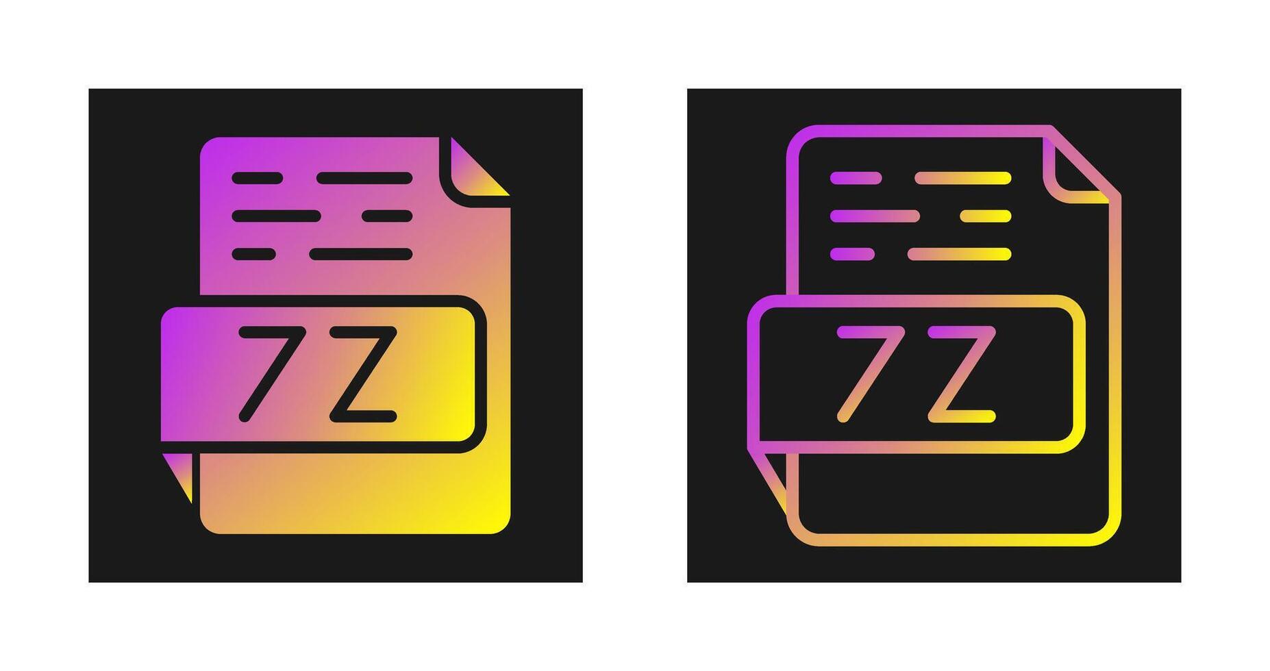 7Z Vector Icon