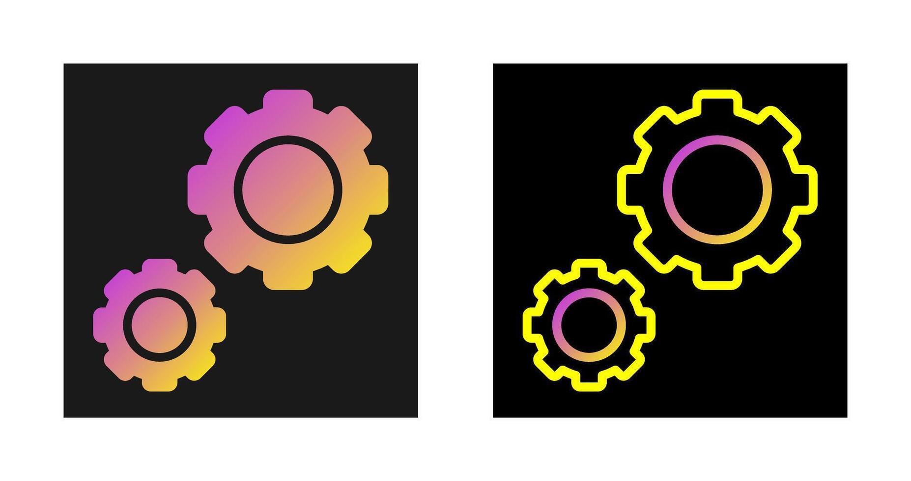 Gears Vector Icon