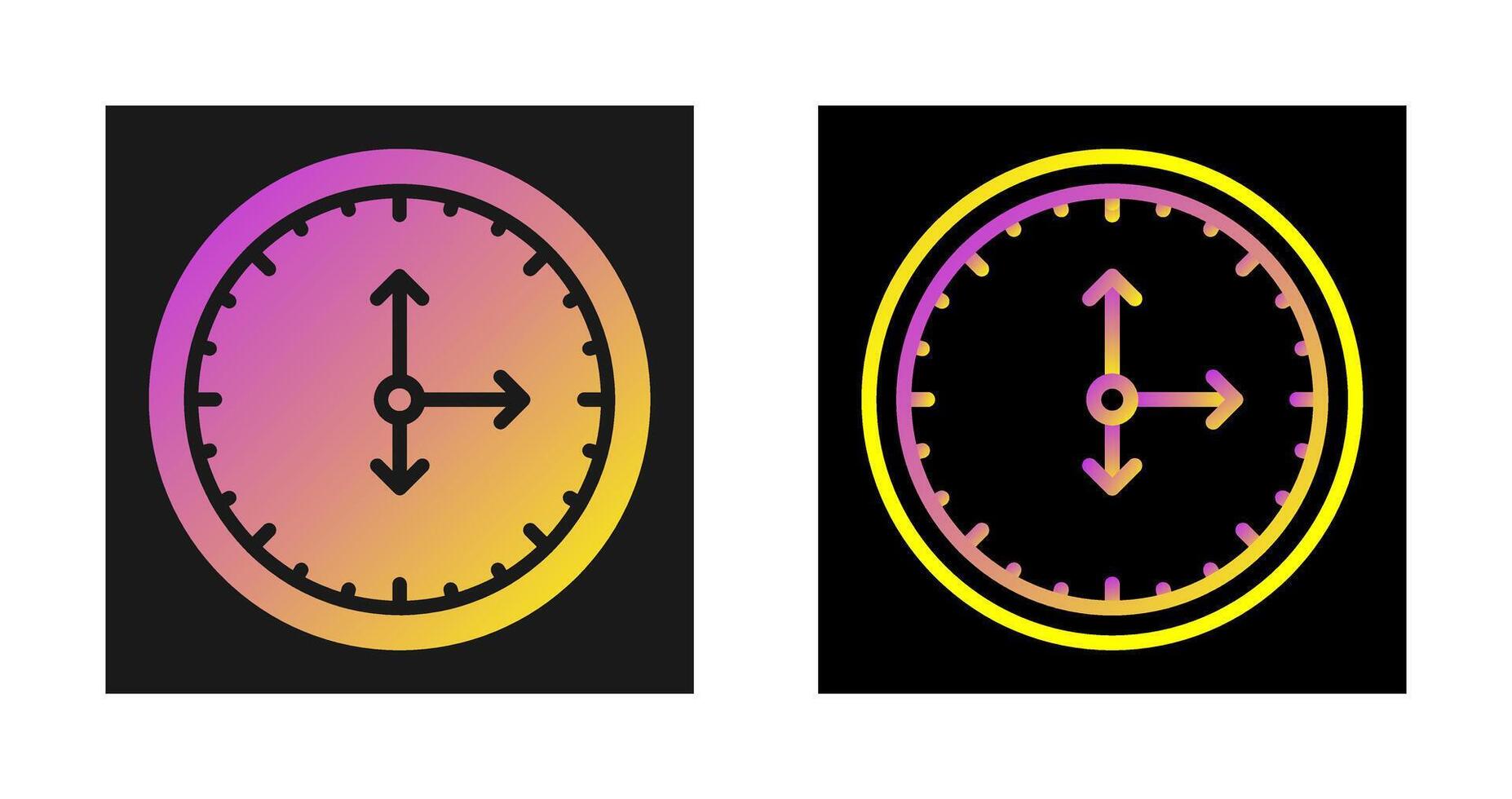 icono de vector de reloj