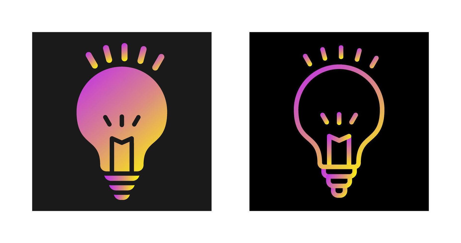 Light Bulb Vector Icon