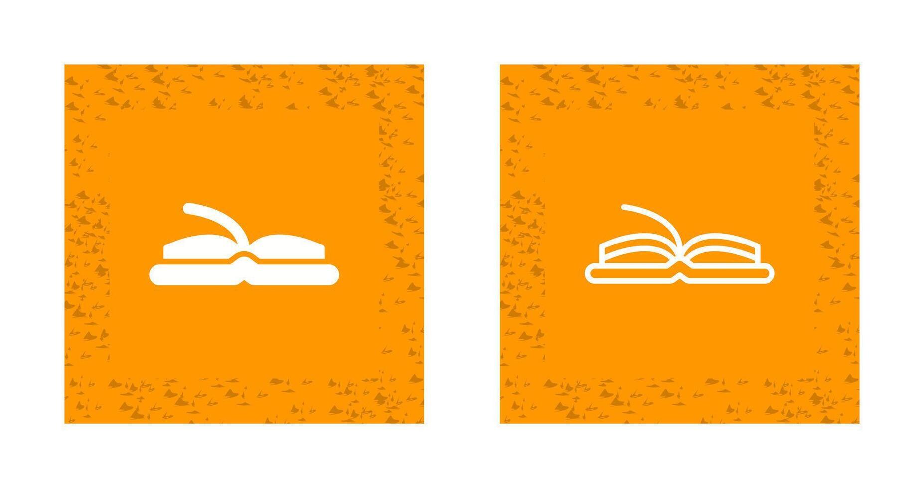 icono de vector de libro de lectura