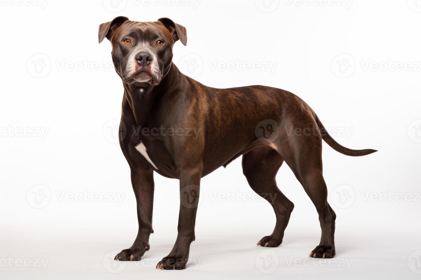 AI generated pit bull terrier clipart photo