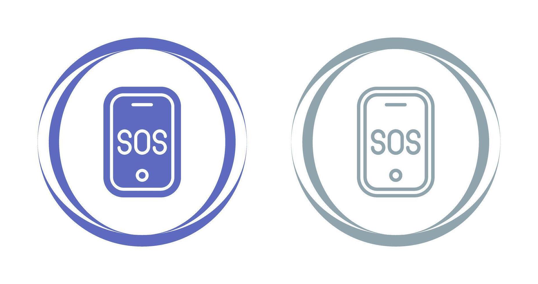 Emergency phone Vector Icon