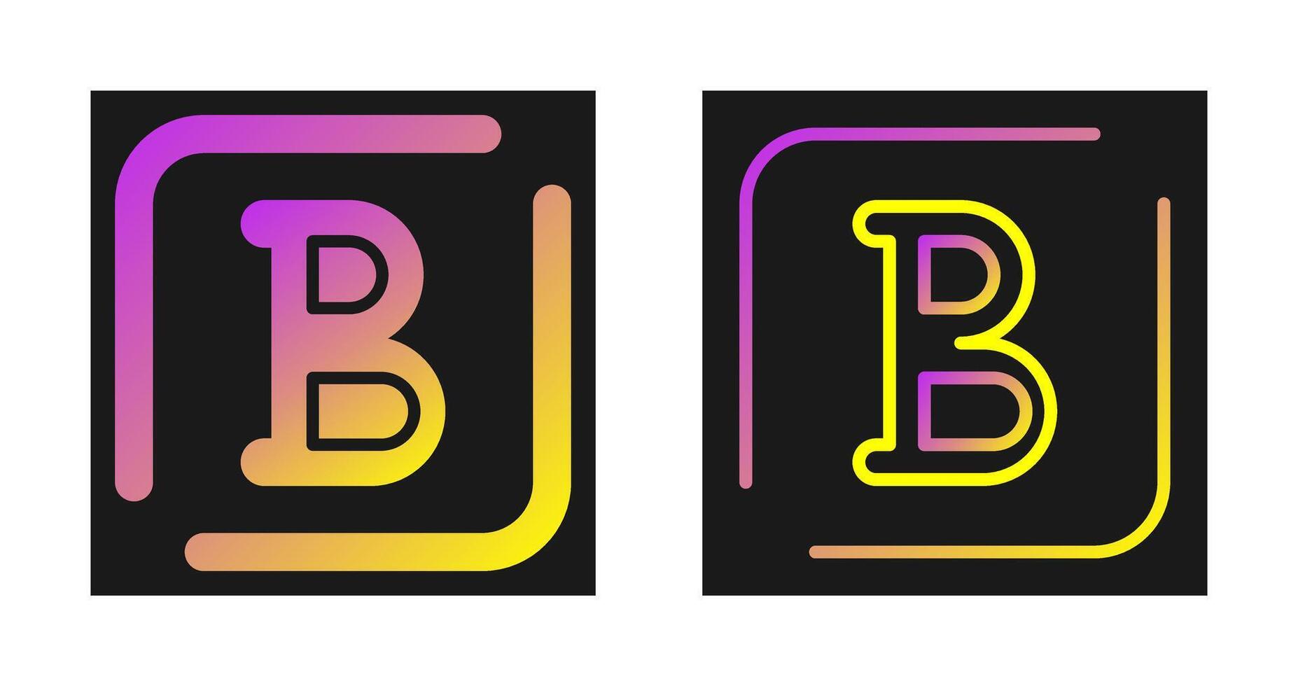 Bold Vector Icon