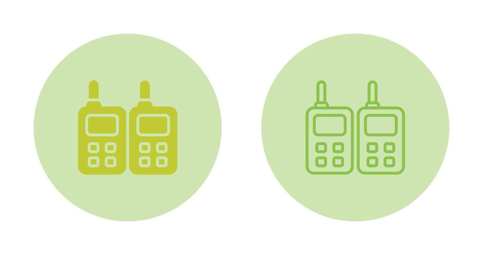 Two way Radio Vector Icon