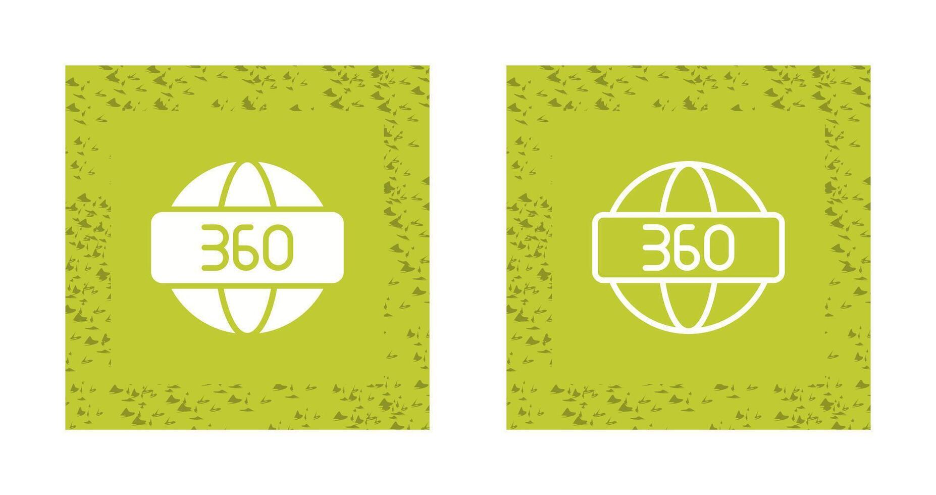 360 Degrees Vector Icon