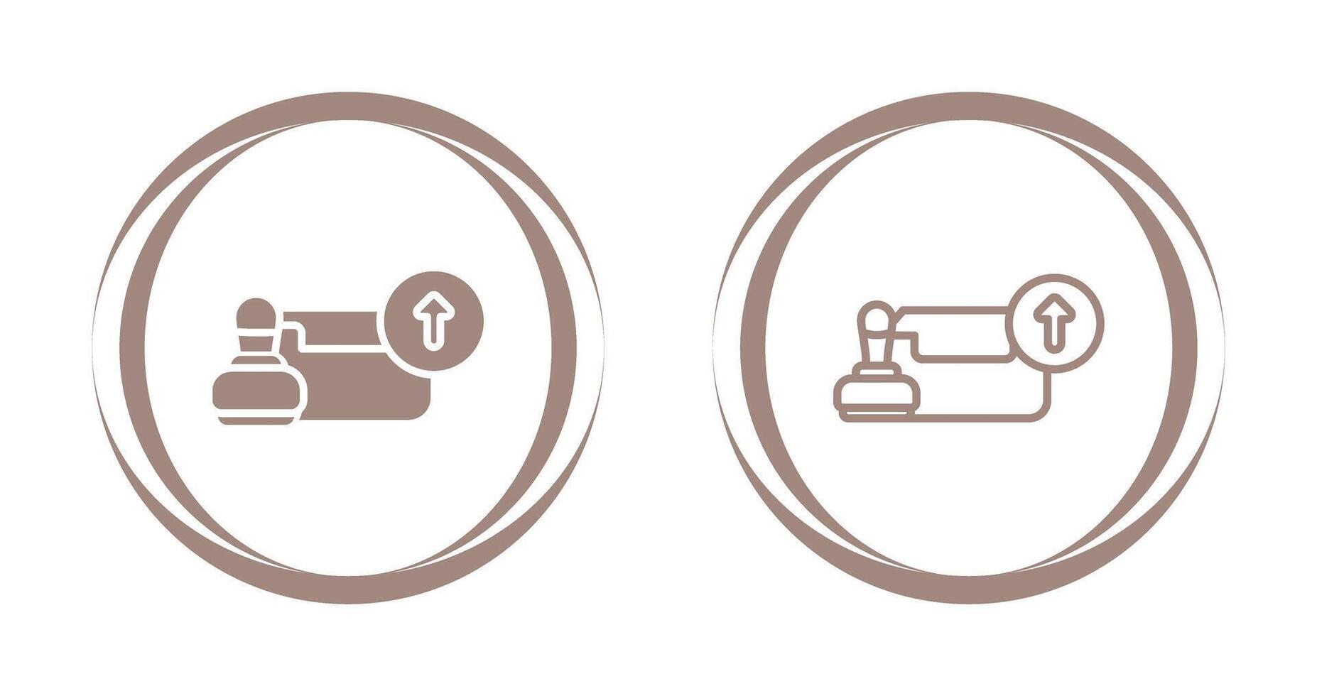 Outbox with stamp Vector Icon