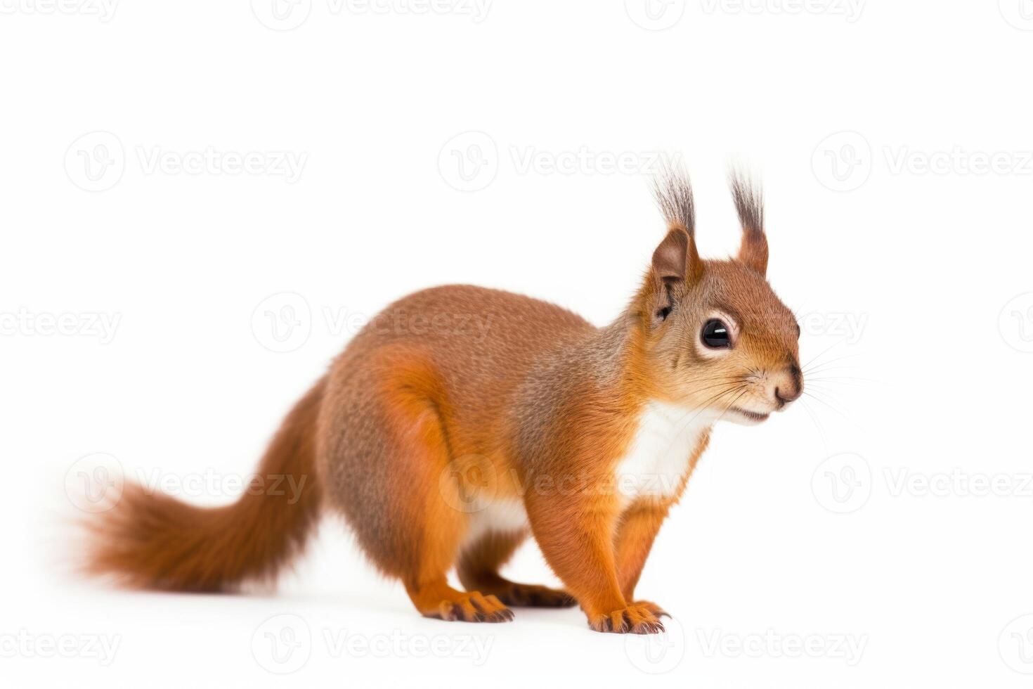 AI generated squirrel illustration clipart photo