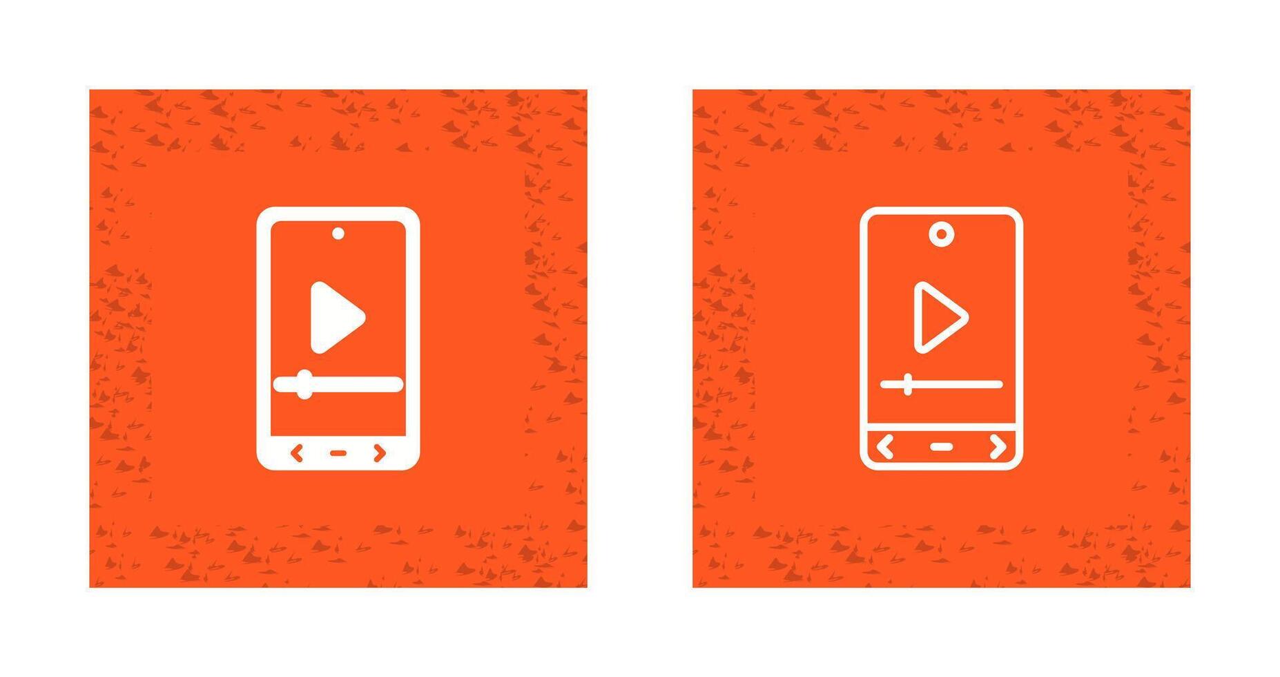 Video Player Vector Icon