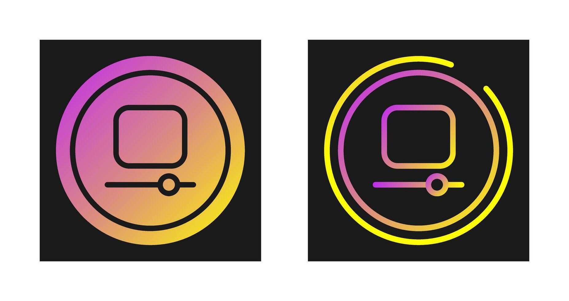 Video Stop Button Vector Icon