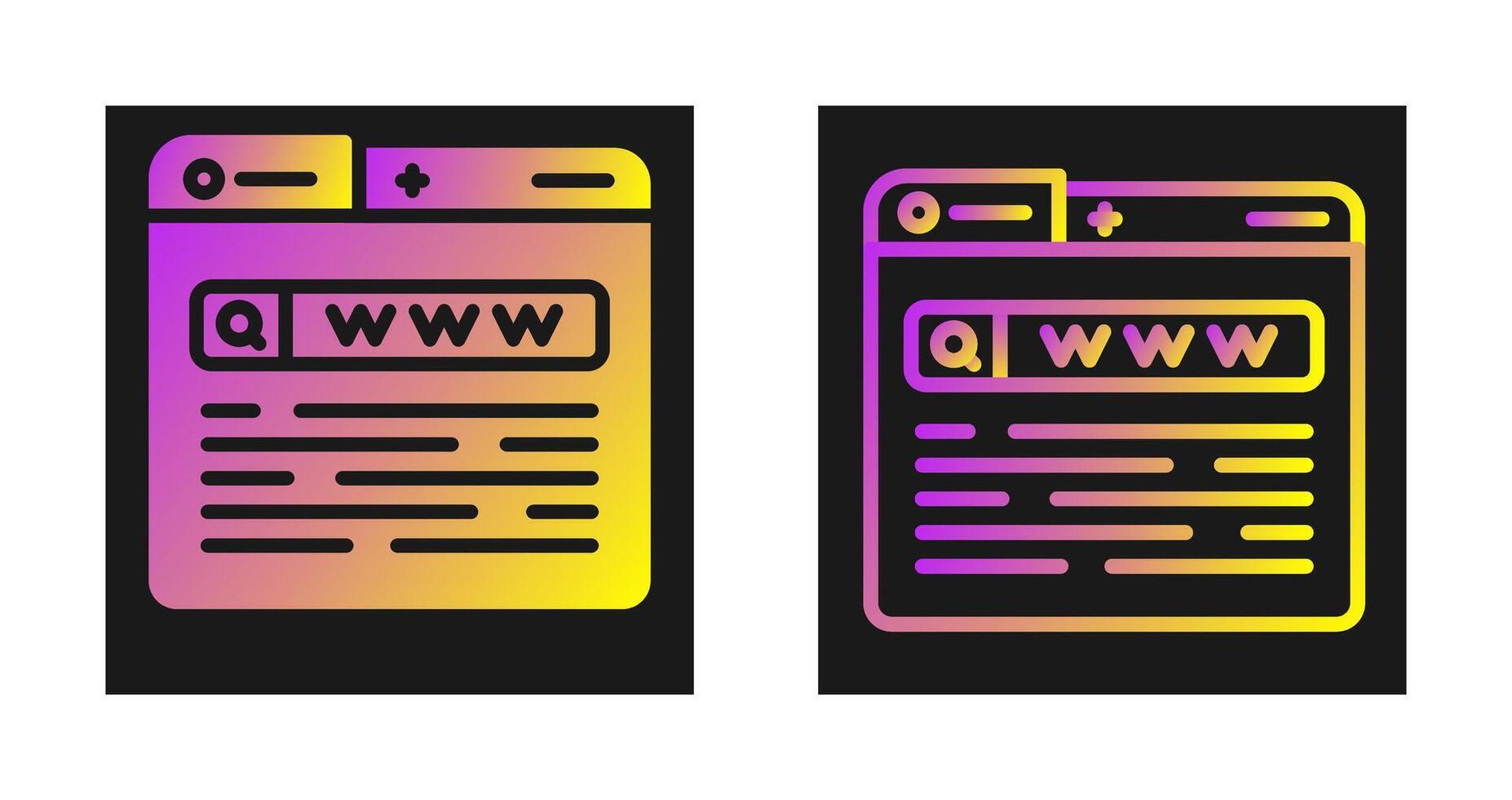 World Wide Web Vector Icon