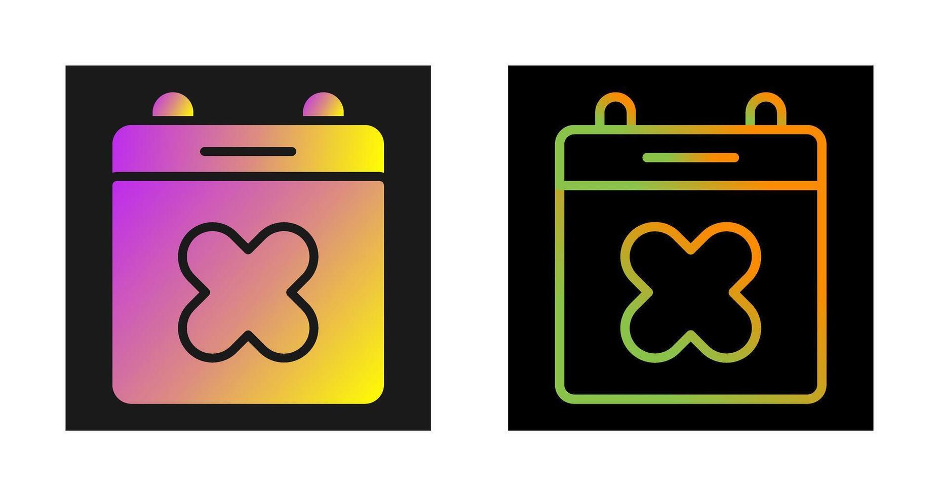 Calendar Xmark Vector Icon
