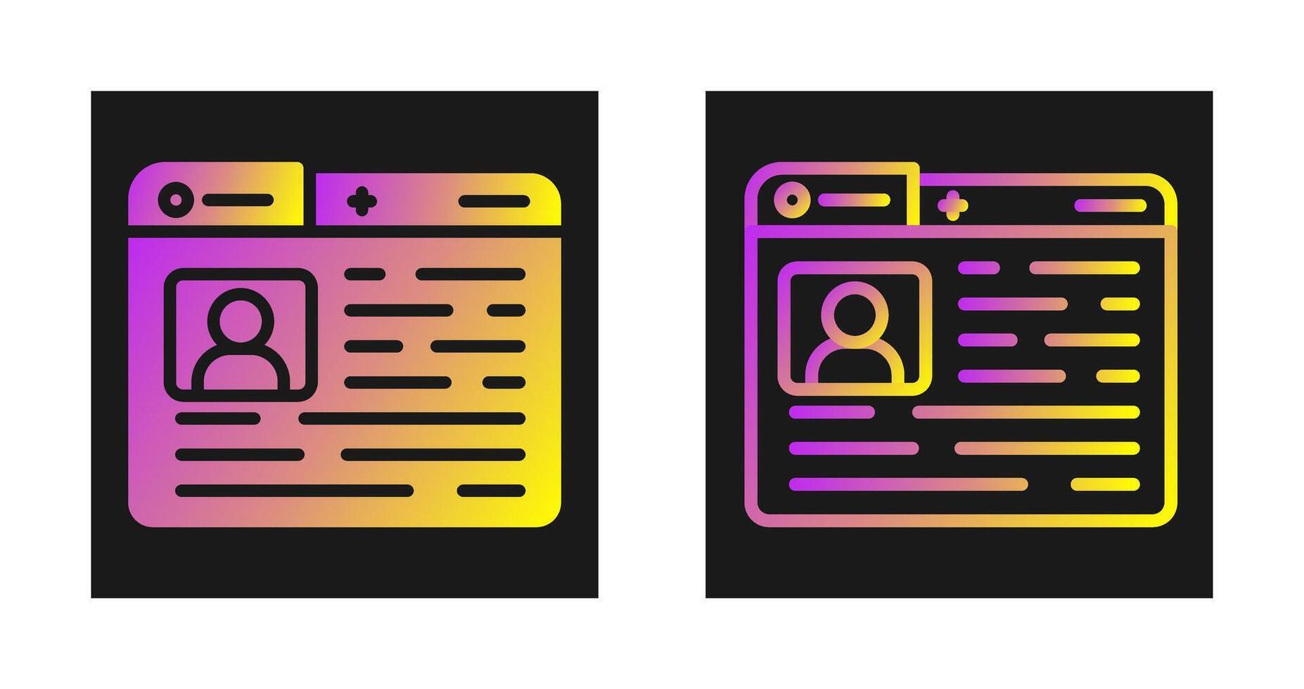 Profile Vector Icon