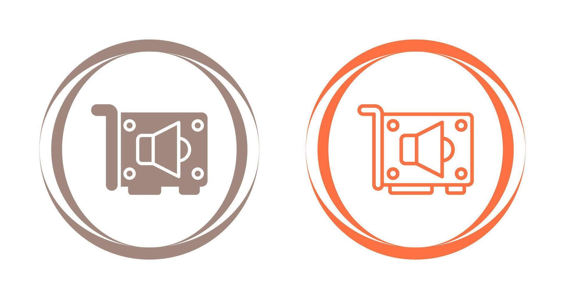Sound Card Vector Icon