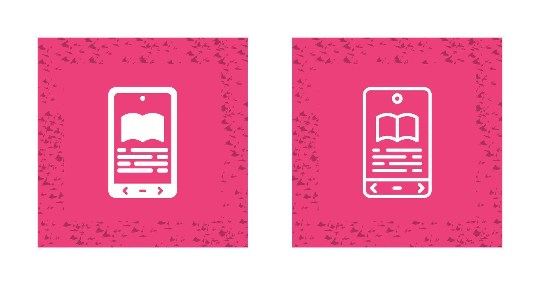 E book Reader Vector Icon