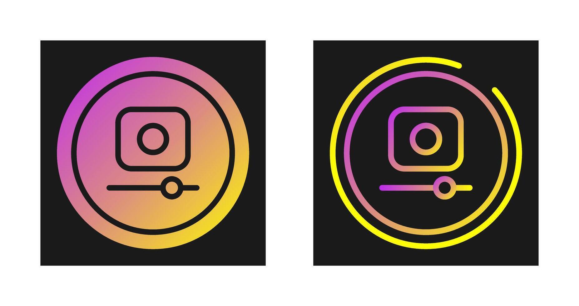 Video Record Button Vector Icon
