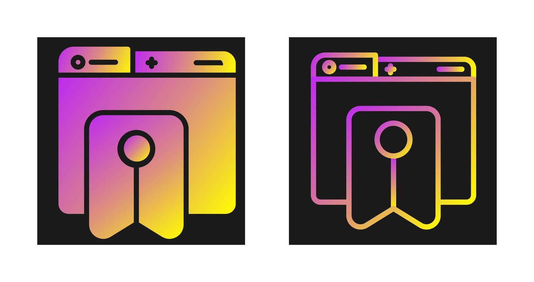 Bookmarked Vector Icon