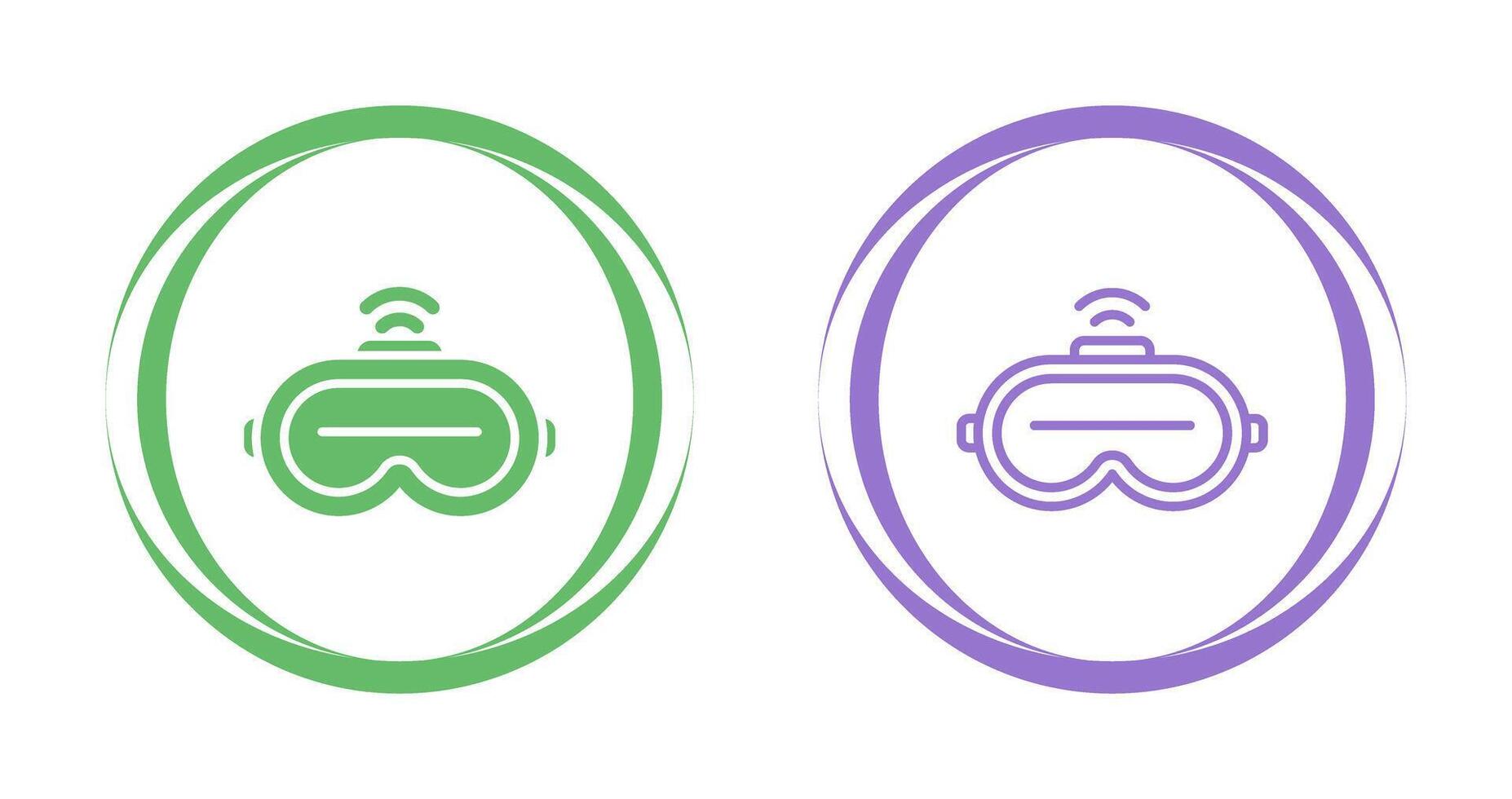 Augmented Reality Headset Vector Icon