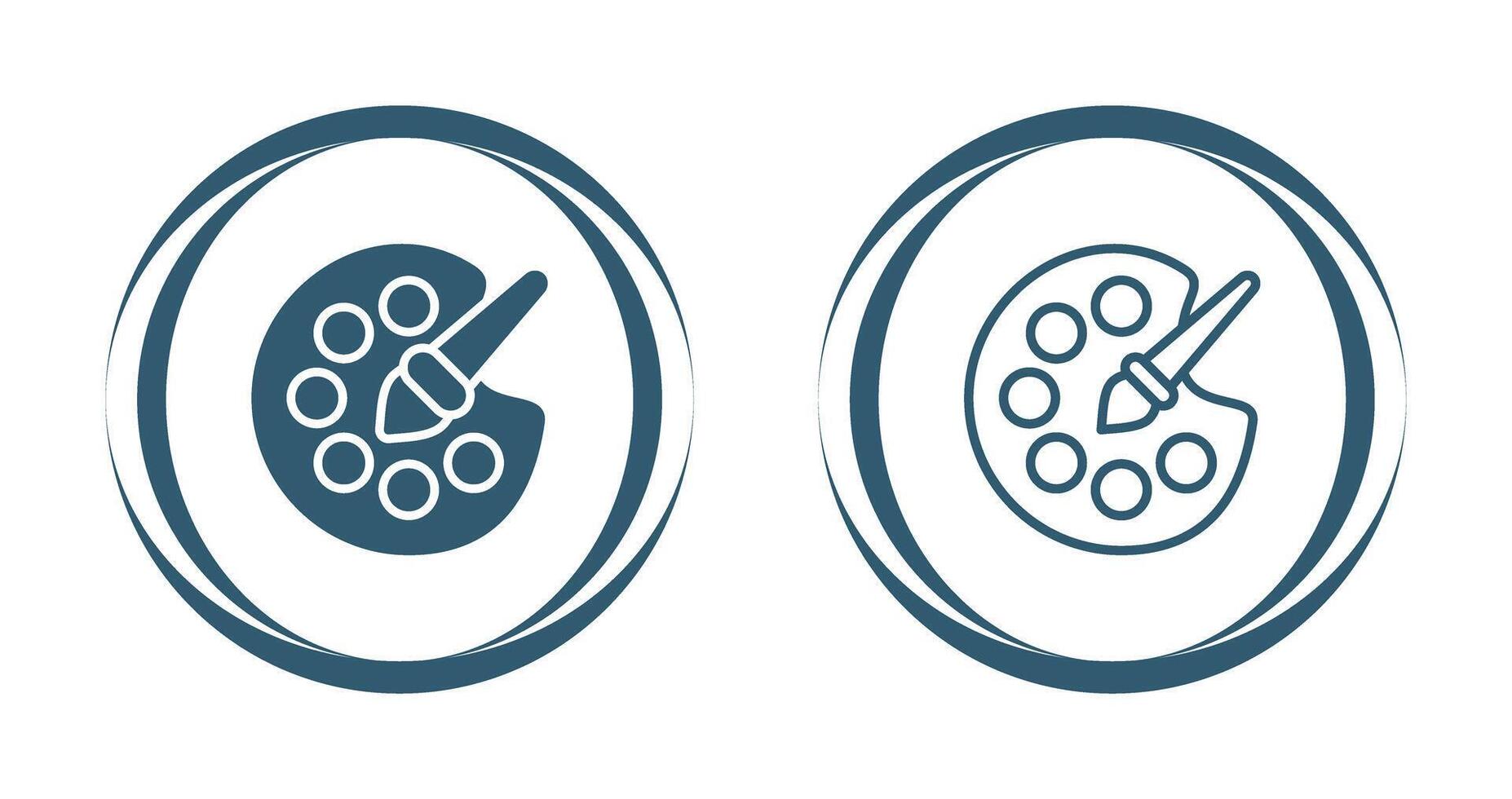 Artist Palette Vector Icon