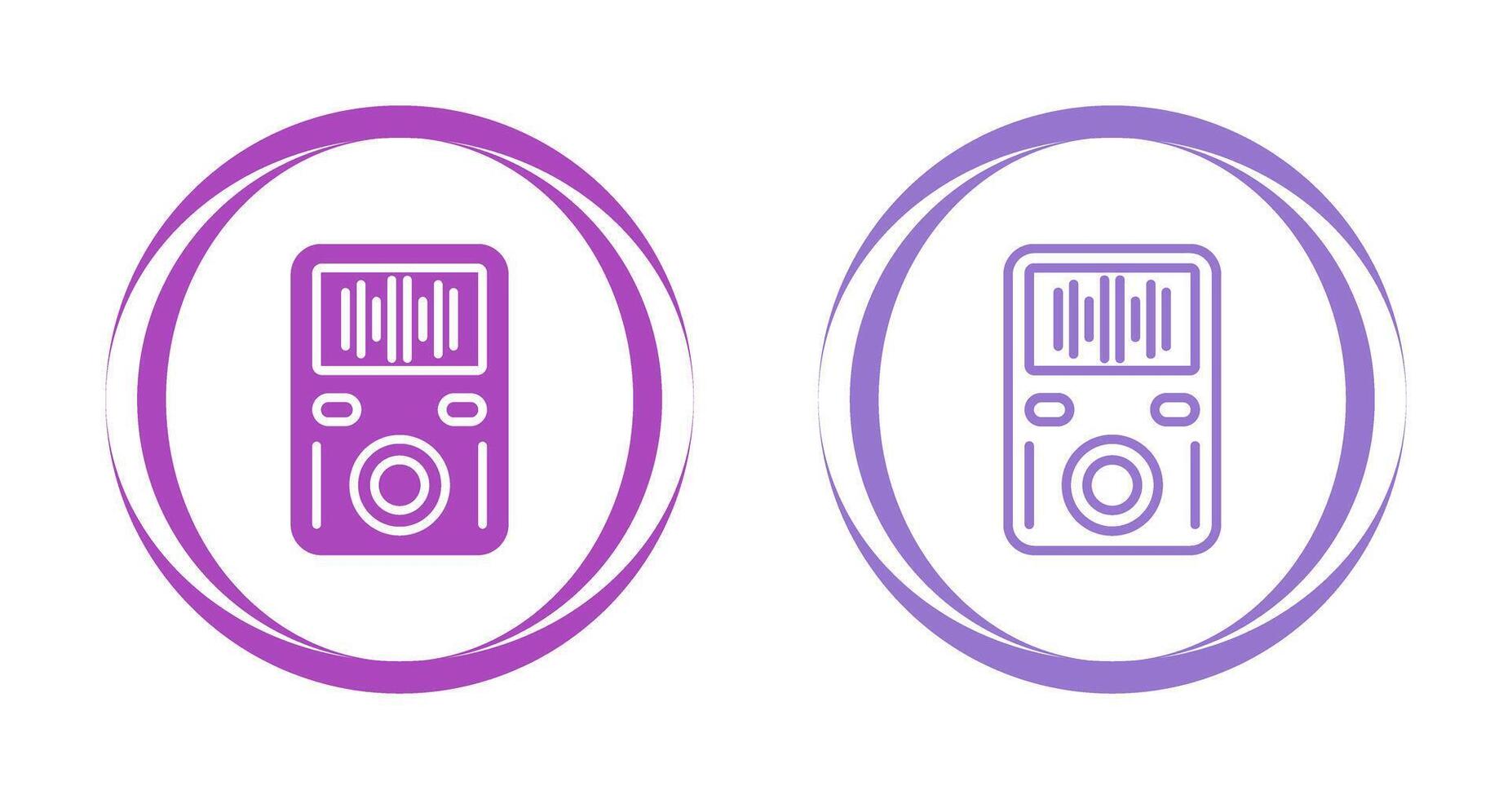 MP3 Player Vector Icon