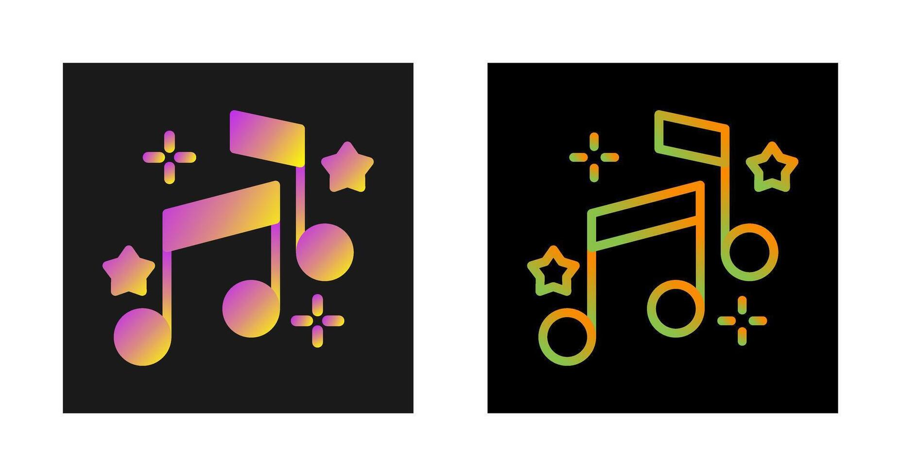 icono de vector de nota musical