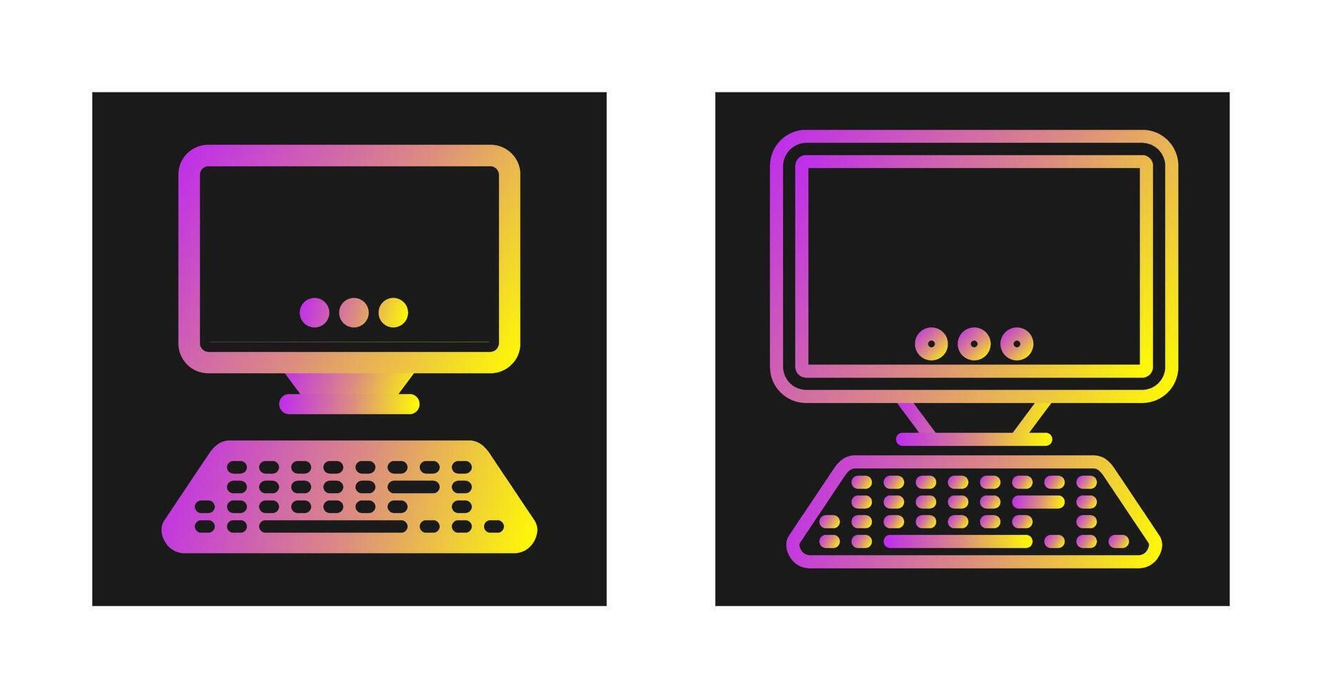 Desktop Vector Icon