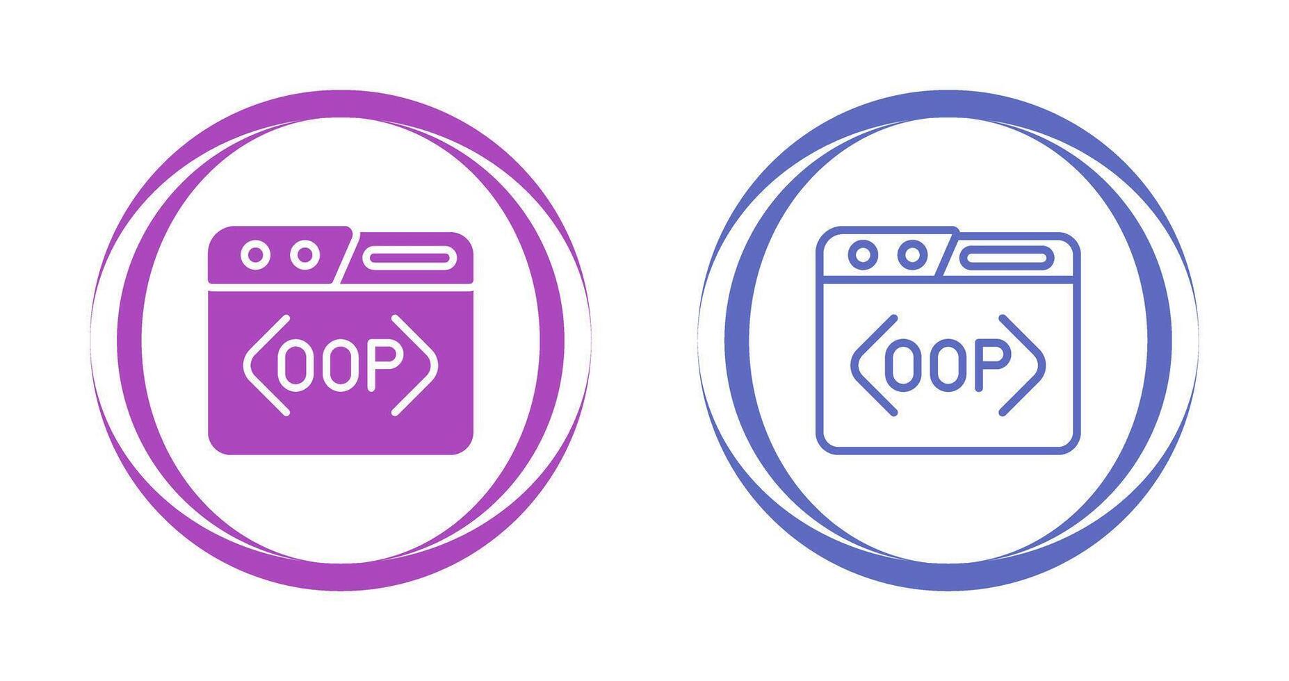 oop vector icono