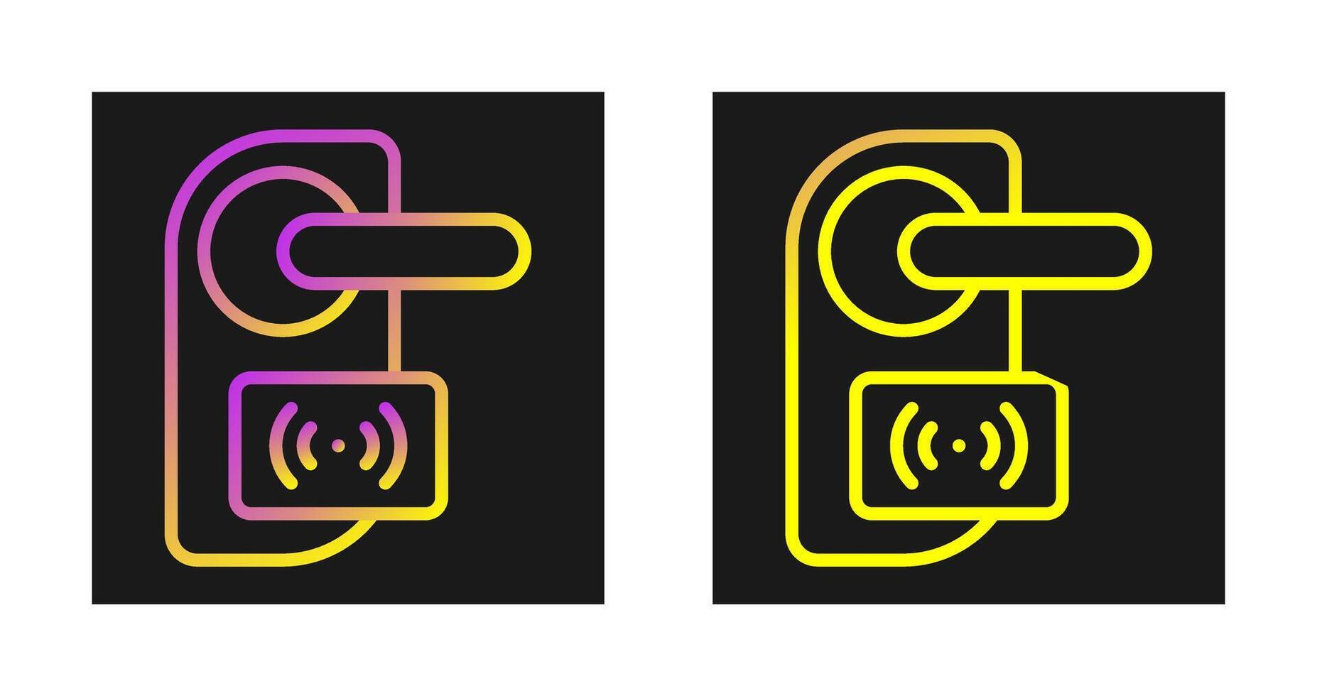 Key Card Vector Icon