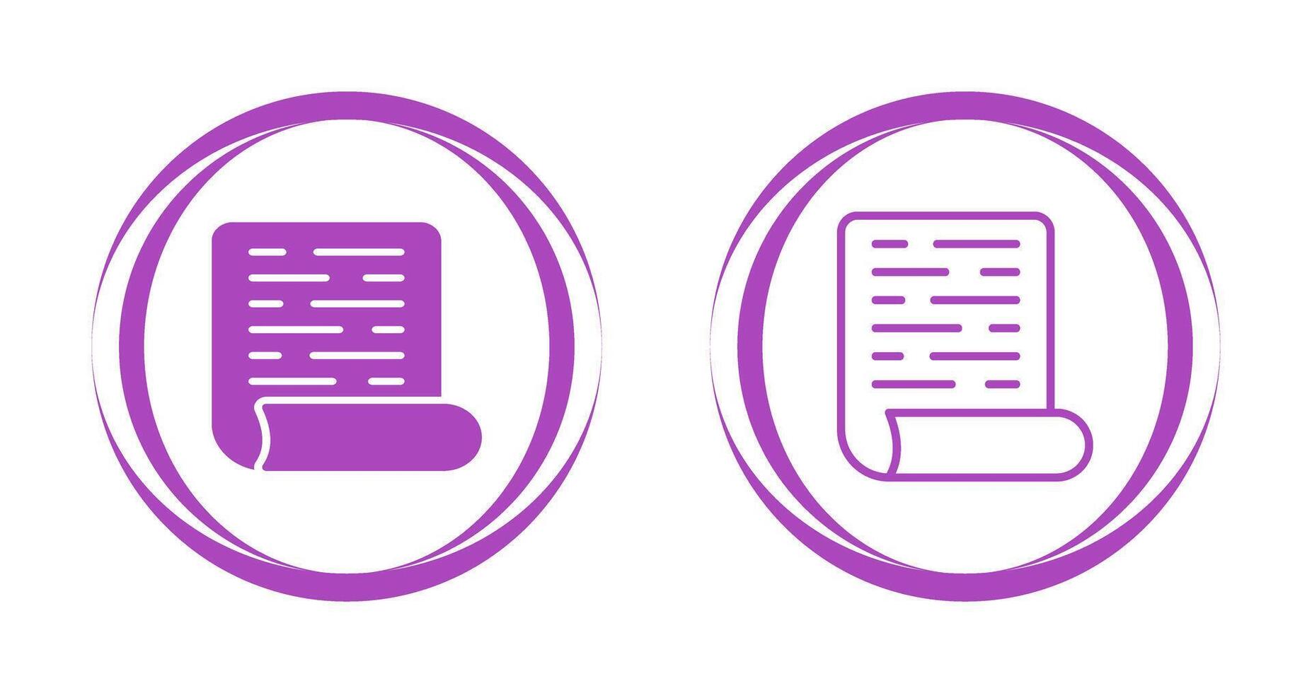 Page with Curl Vector Icon