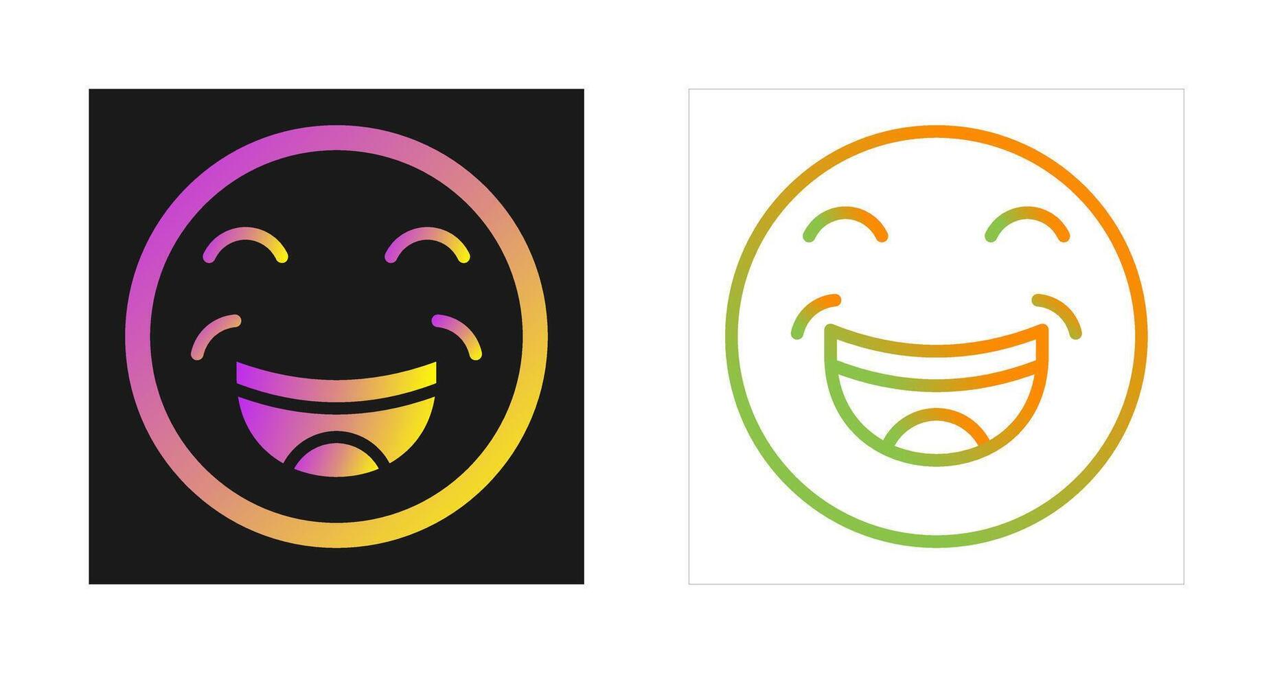 icono de vector de sonrisa