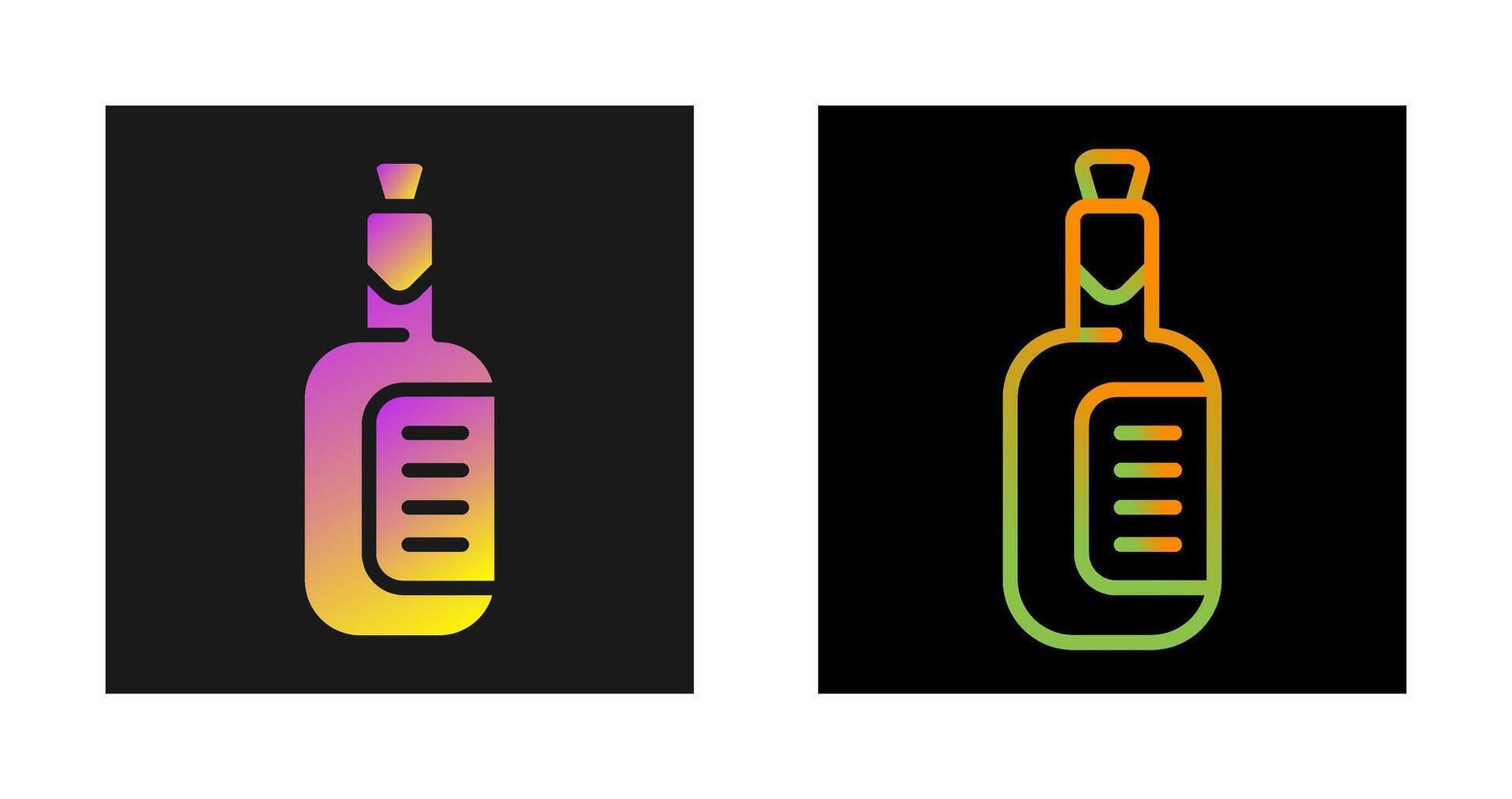 Champagne bottle Vector Icon