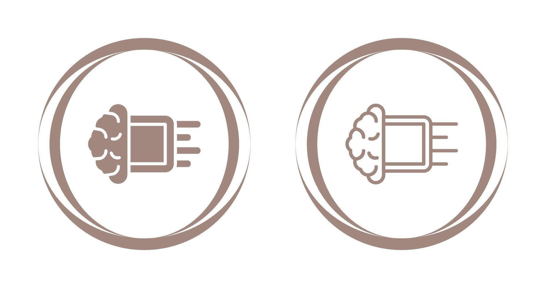 Machine Learning Vector Icon