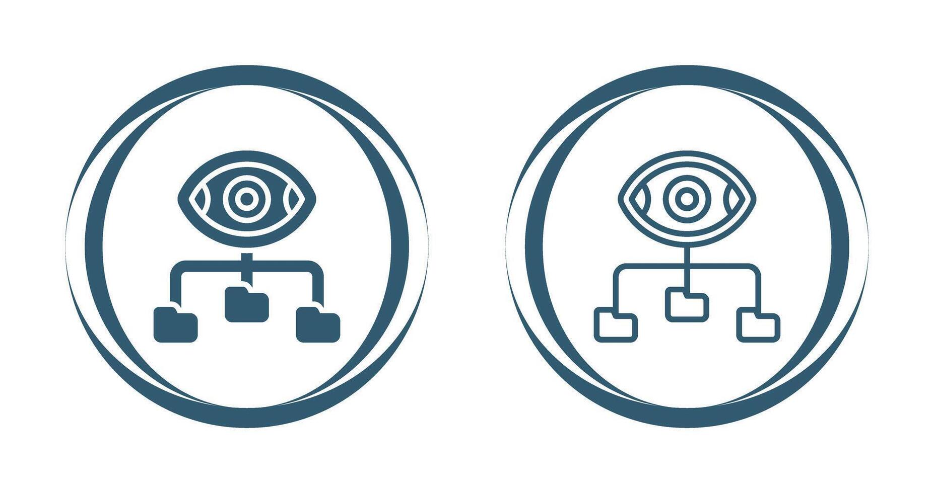 icono de vector de visualización de datos