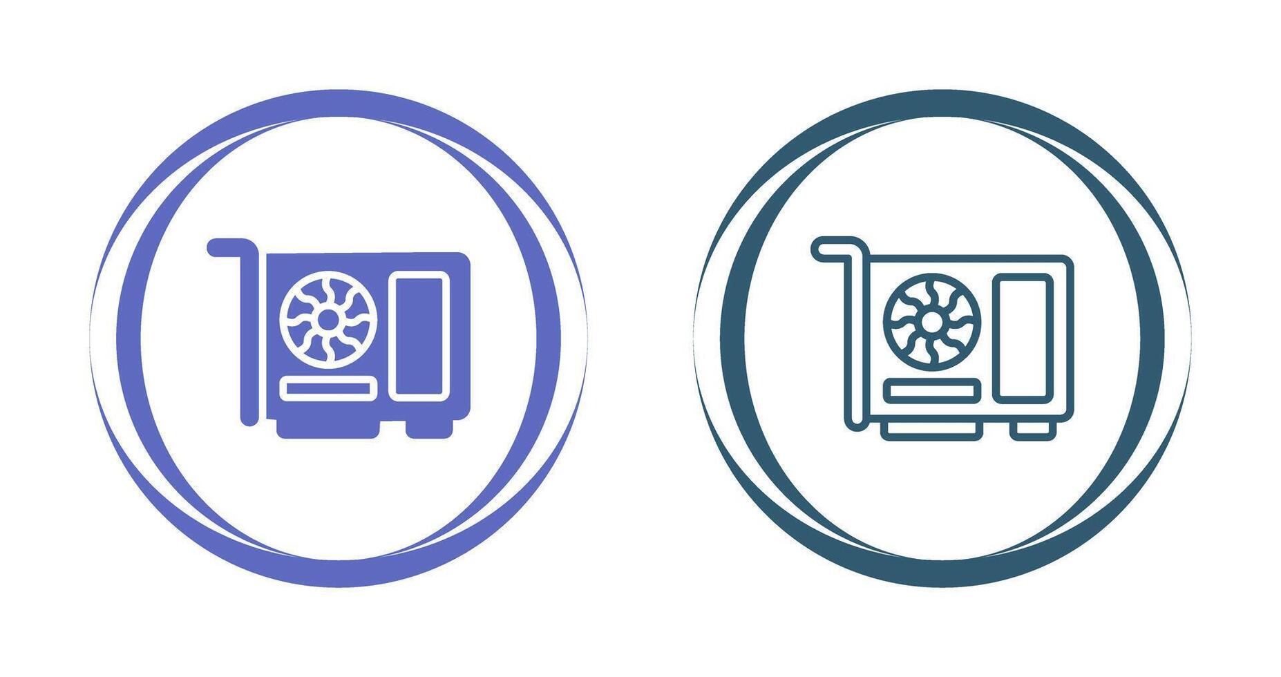 Graphic Card Vector Icon