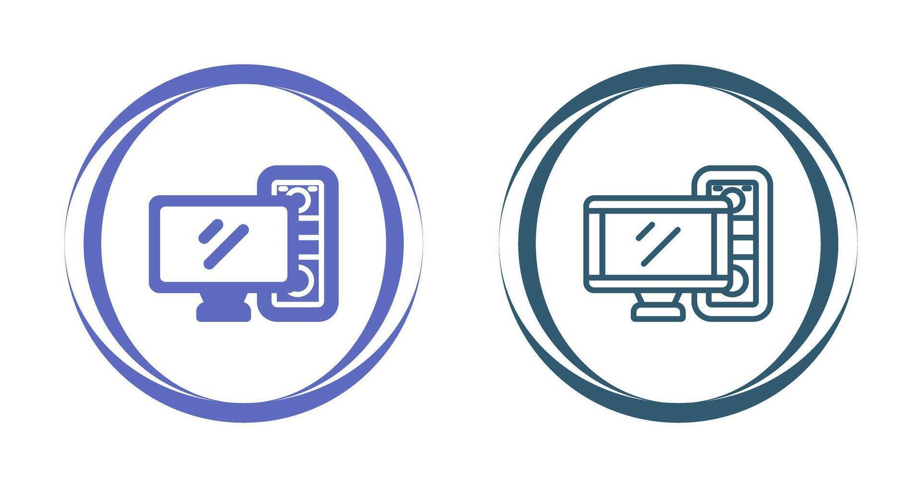 Computer Vector Icon