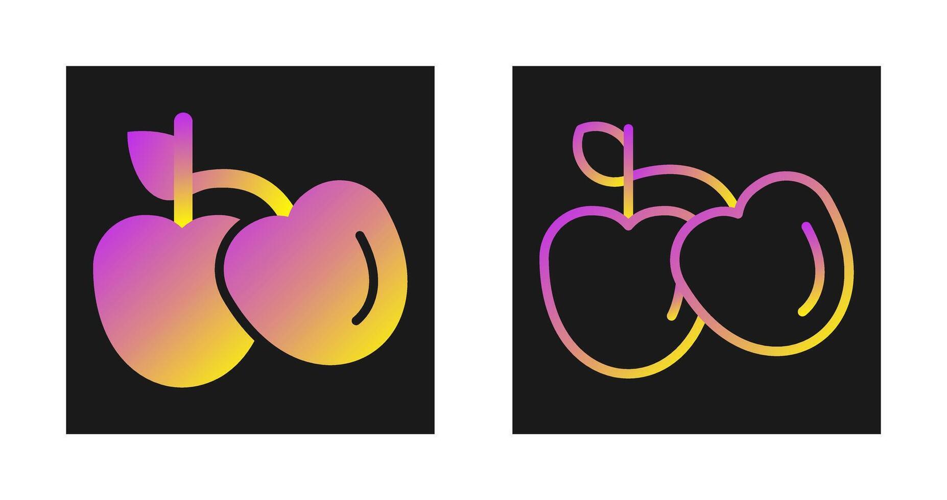 Cherries Vector Icon