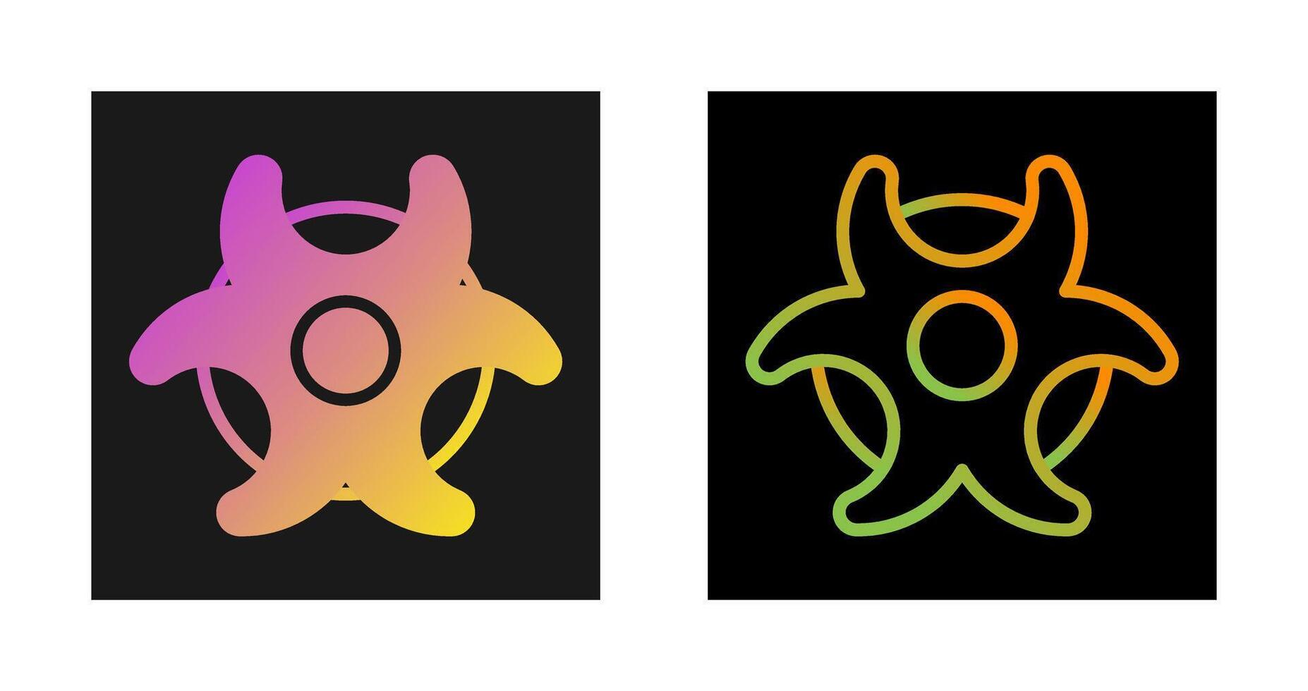 Biohazard symbol Vector Icon