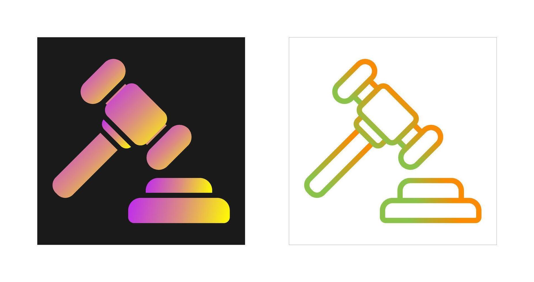 Gavel Vector Icon