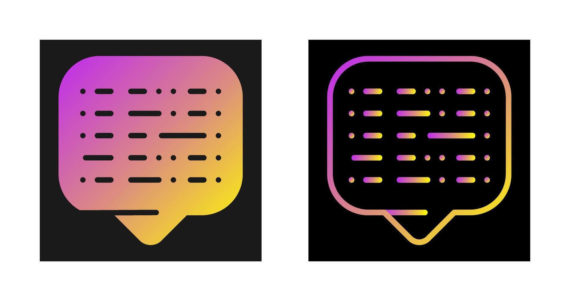 Morse Code Vector Icon