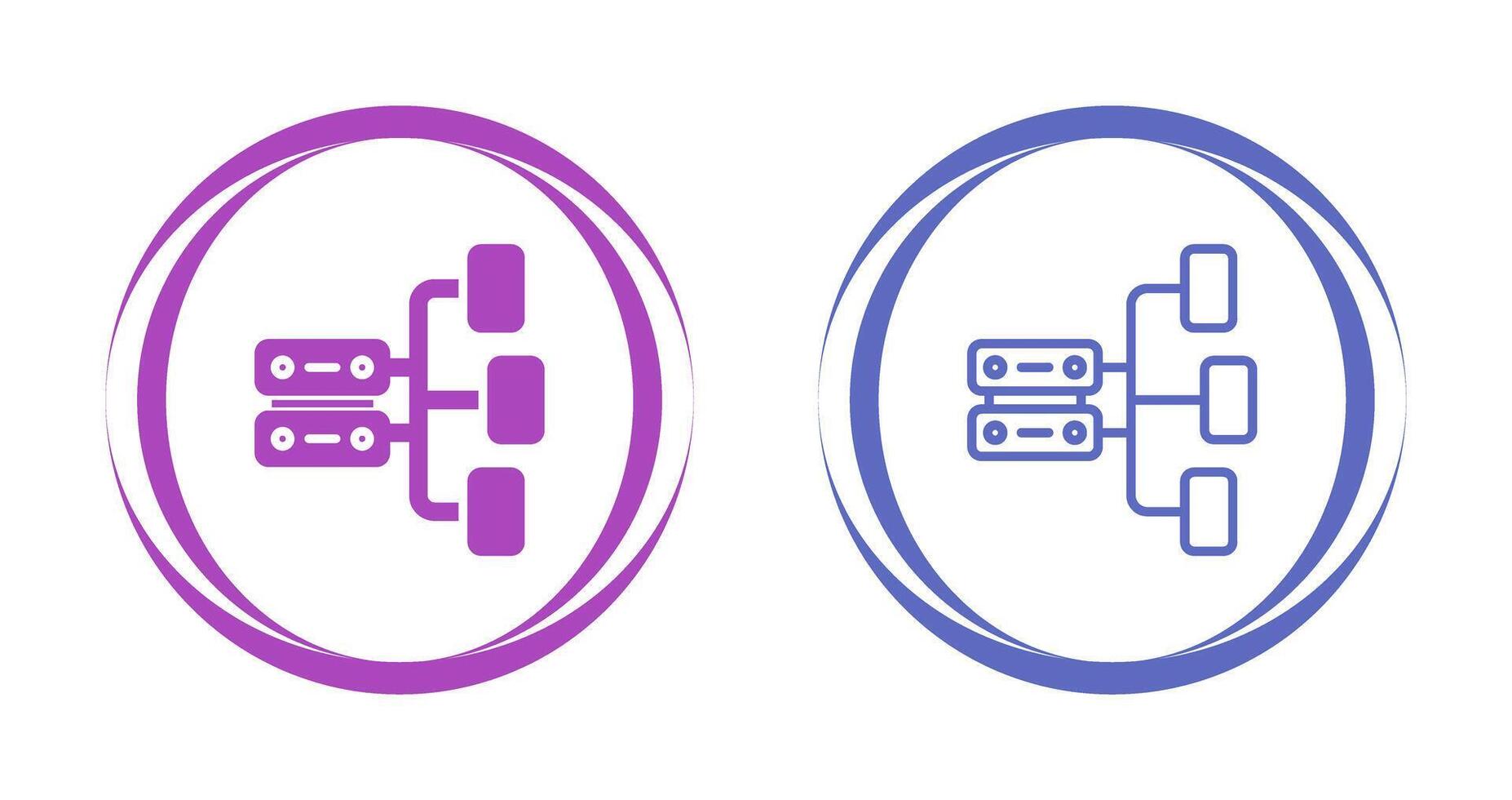 Data Architecture Vector Icon