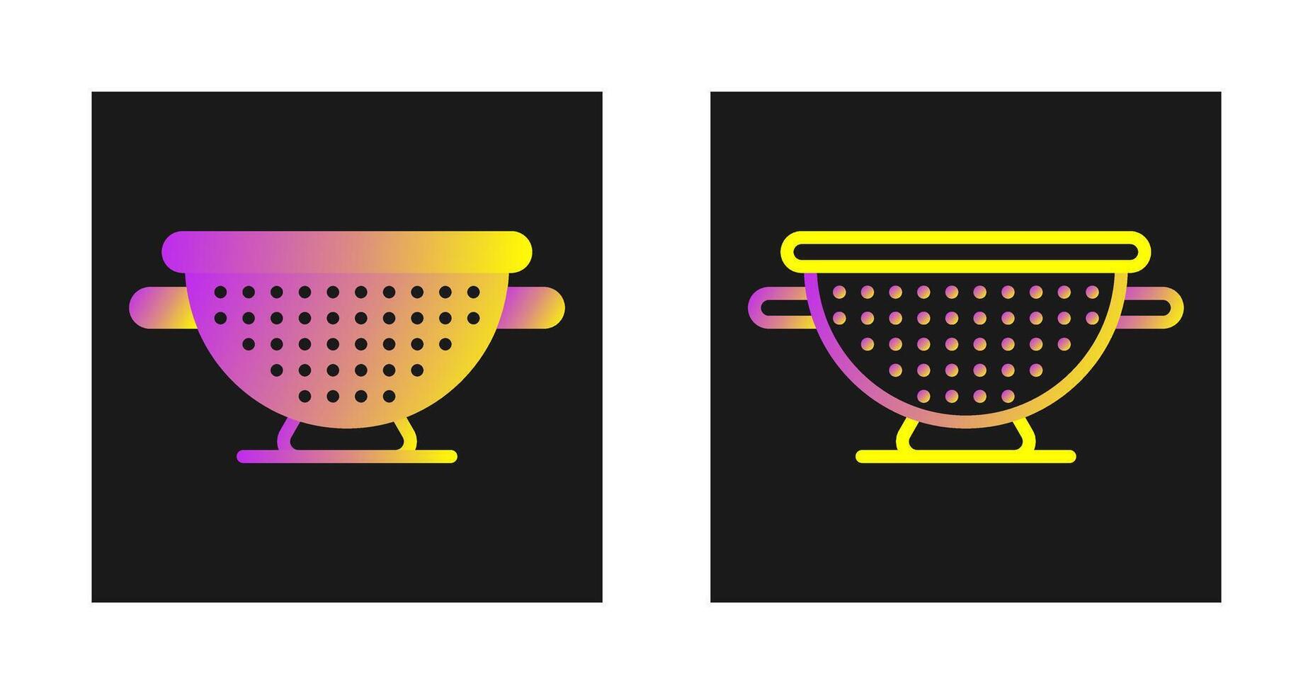 Colander Vector Icon