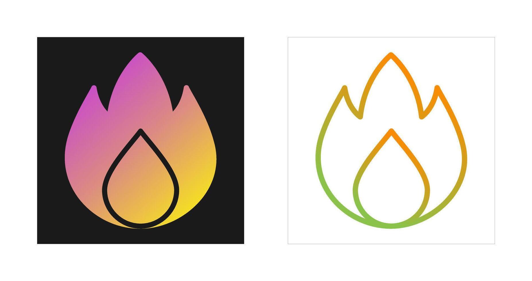 Flame Vector Icon
