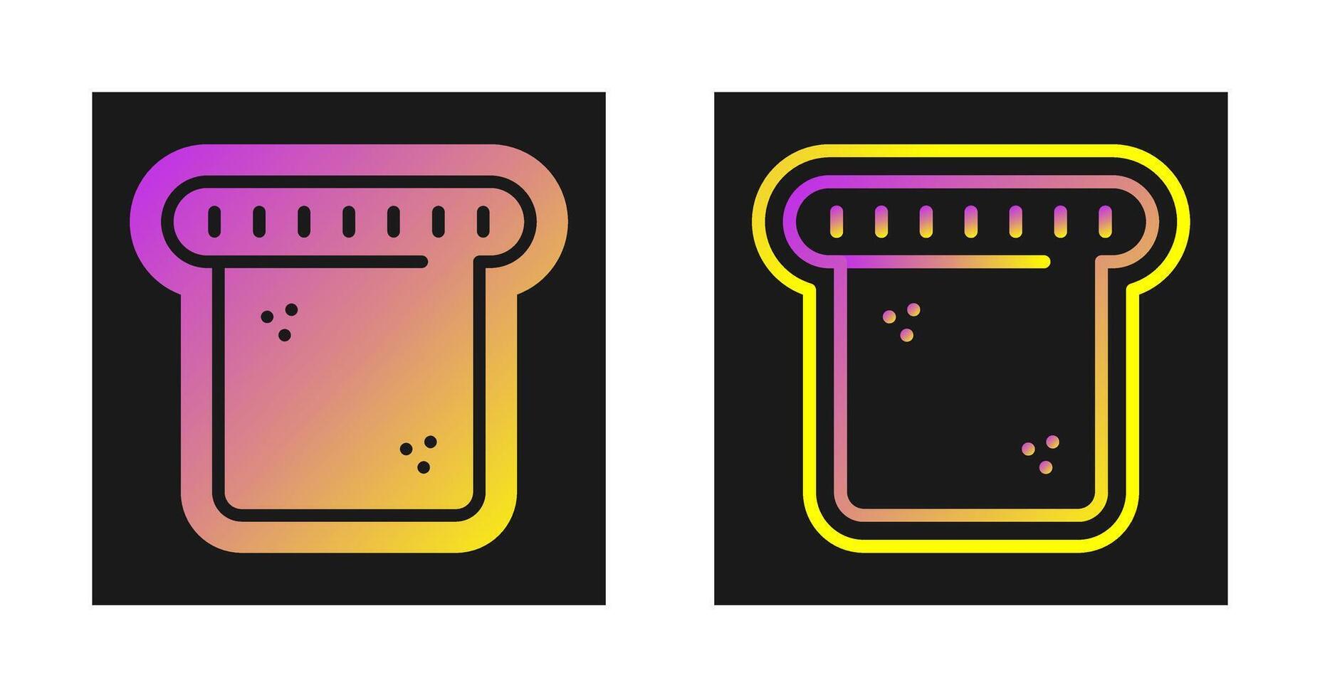 Toast Vector Icon