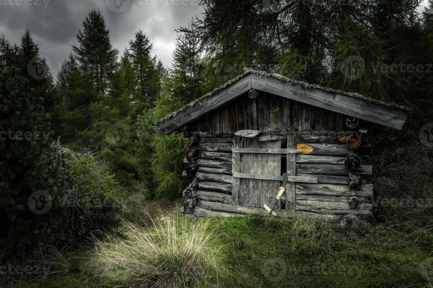Mountain hut from Austria photo