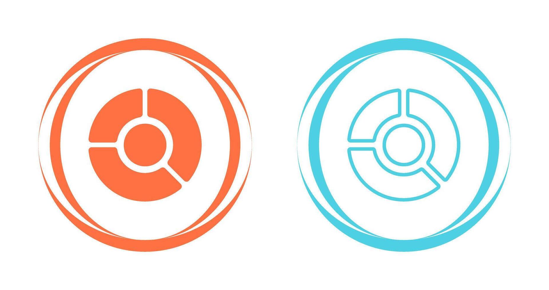 Pie Graph Vector Icon