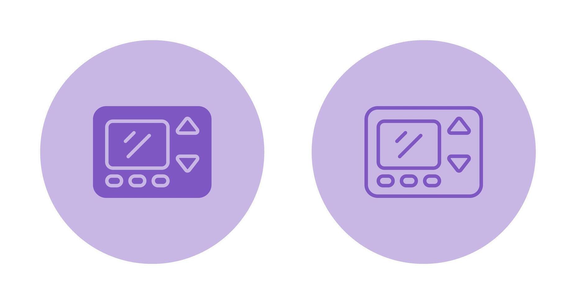 Smart Thermostat Vector Icon