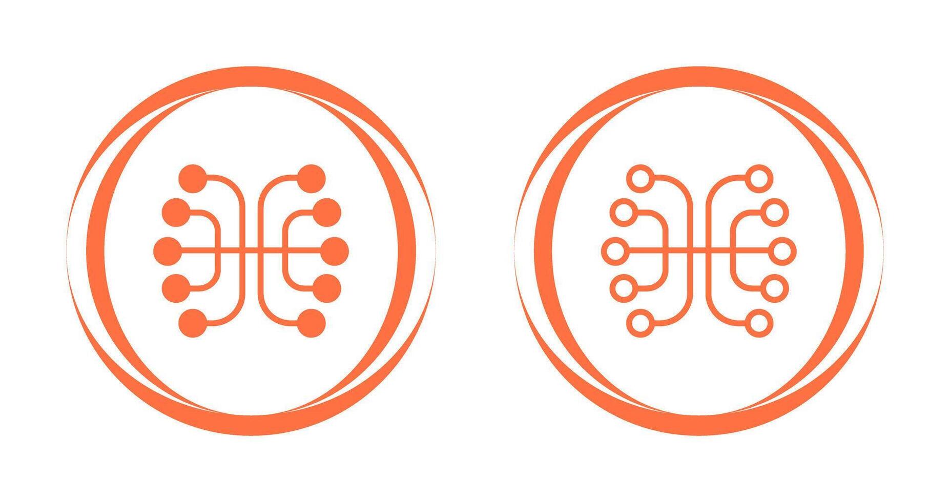 Neural Networks Vector Icon