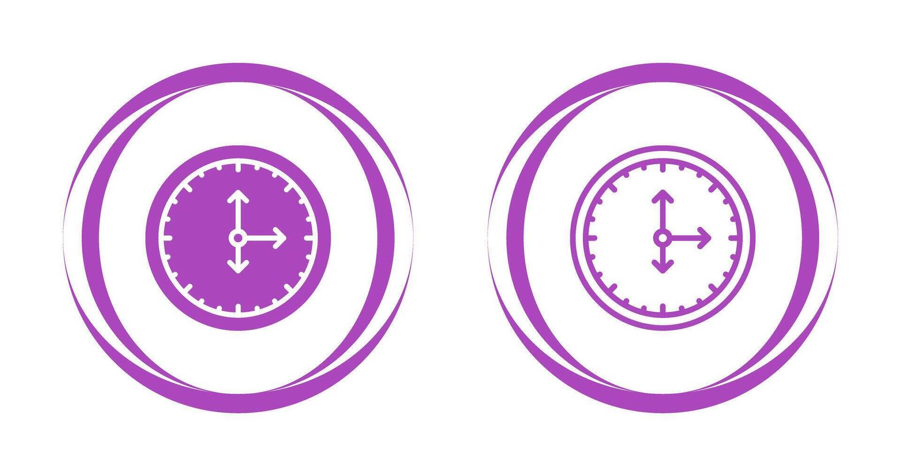 Clock Vector Icon
