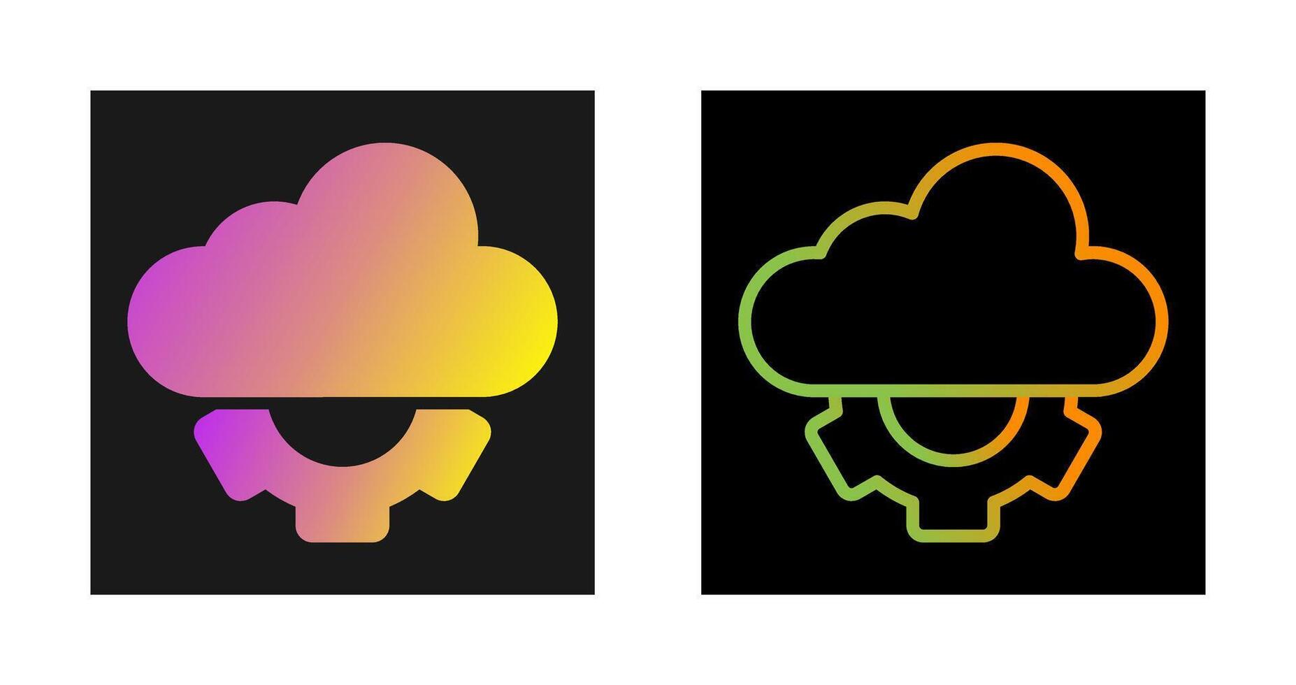 Cloud API Vector Icon