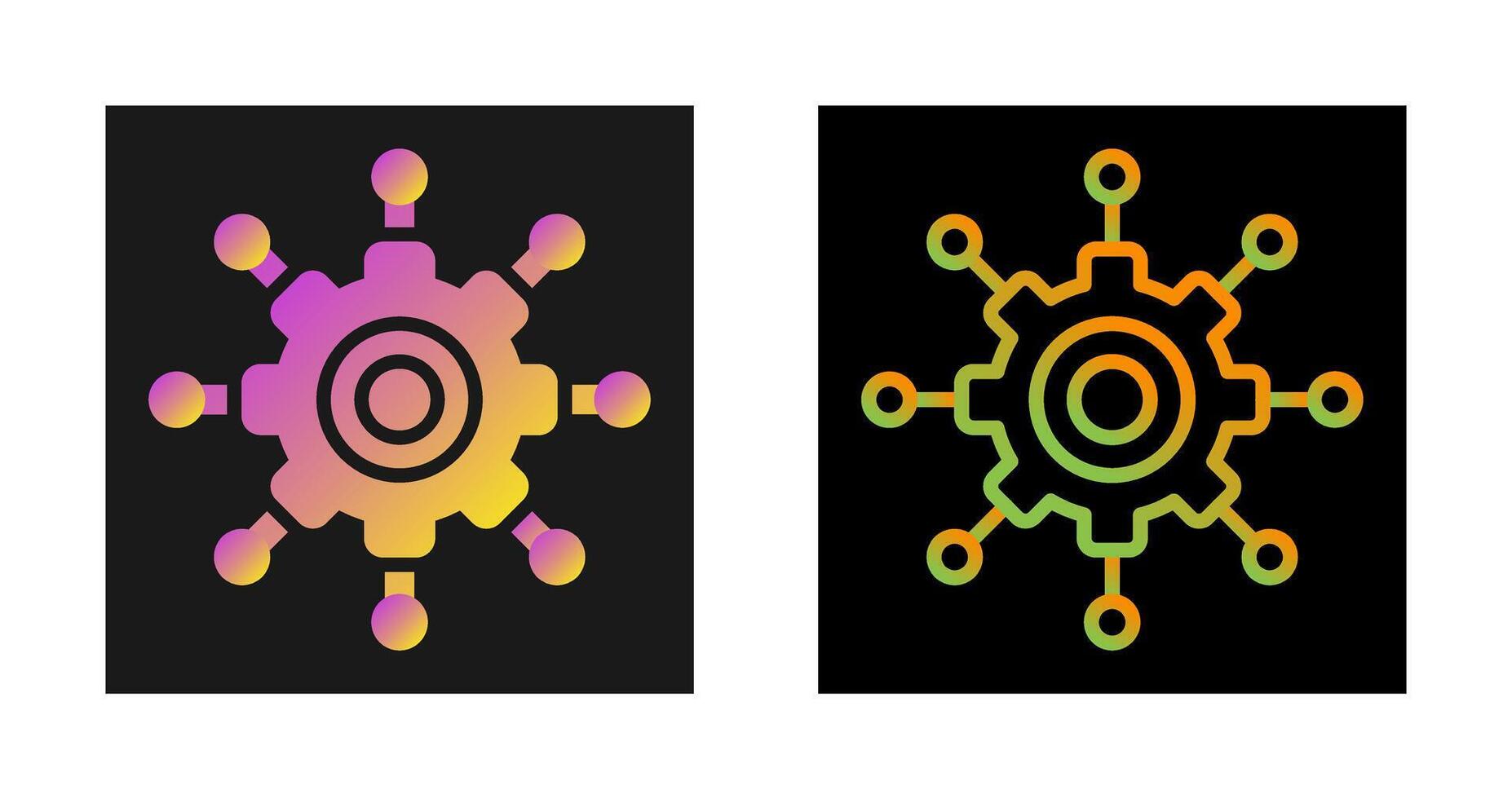 Microservices Vector Icon